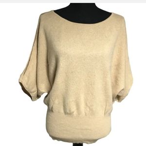 Lord & Taylor Cashmere Cold Shoulder Dolman Top